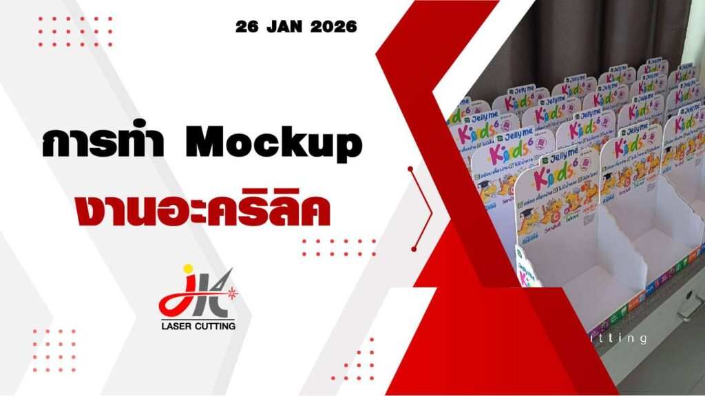 แผ่นอะคริลิค กระจกแก้ว Mockup อะคริลิค