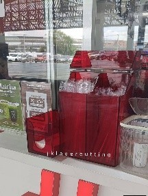 แผ่นอะคริลิค กระจกแก้ว Mockup อะคริลิค