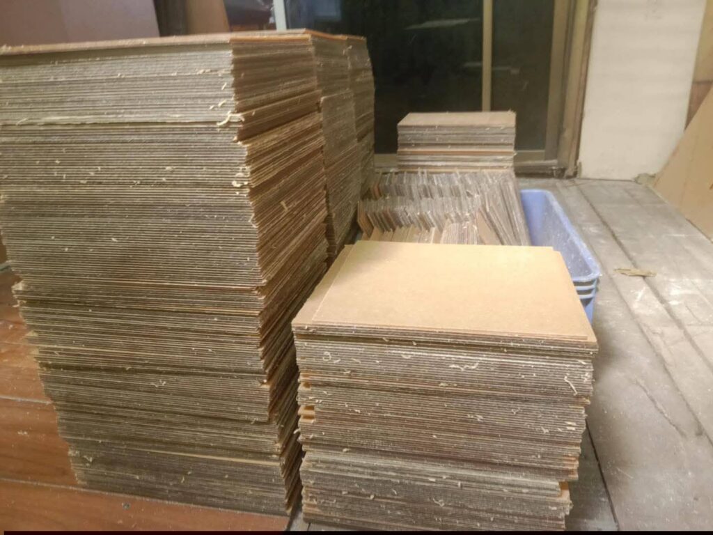 แผ่นอะคริลิค กระจกแก้ว Mockup อะคริลิค