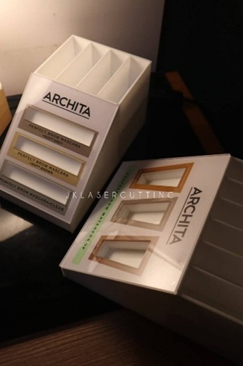 แผ่นอะคริลิค กระจกแก้ว Mockup อะคริลิค